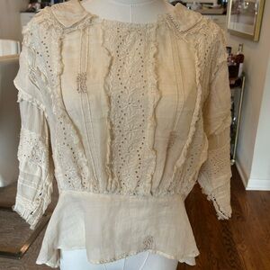 Magnolia Pearl Linen Ramie Marburger Blouse